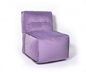 Прямое модульное бескаркасное кресло Комфорт (Фиолет велюр) в Серове - serov.mebel-74.com | фото