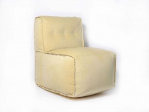 Прямое модульное бескаркасное кресло Комфорт (Желтый велюр) в Серове - serov.mebel-74.com | фото