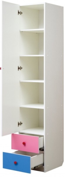 Шкаф 1-но дверный с ящиками и фотопечатью Совята 1.1 (400) в Серове - serov.mebel-74.com | фото
