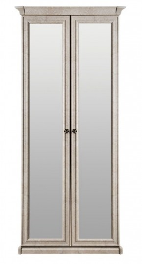 Шкаф 2-х створчатый с Зеркалом Афина (крем корень) в Серове - serov.mebel-74.com | фото