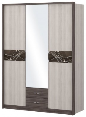 Шкаф 3-х дверный с зеркалом Шк68.2 МС Николь в Серове - serov.mebel-74.com | фото