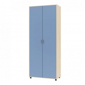 Шкаф для одежды Дельта-2 Дуб молочный/Голубой в Серове - serov.mebel-74.com | фото
