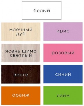 Шкаф ДМ 800 с 2-мя ящиками (розовый) в Серове - serov.mebel-74.com | фото