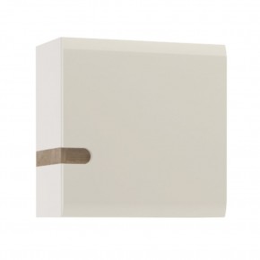 Шкаф навесной 1D/TYP 65, LINATE ,цвет белый/сонома трюфель в Серове - serov.mebel-74.com | фото
