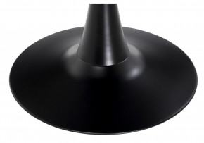 Стол стеклянный Tulip 90x74 black glass в Серове - serov.mebel-74.com | фото