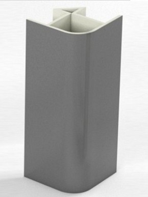 Угловое соединение для цоколя 90 гр. h100 мм (Алюминий; Белый; Венге; Дуб Сонома; Черный) в Серове - serov.mebel-74.com | фото