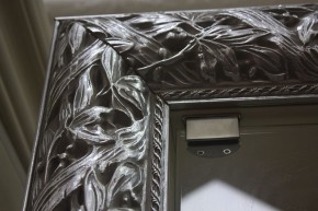 Зеркало Тиффани Premium черная/серебро (ТФСТ-2(П) в Серове - serov.mebel-74.com | фото